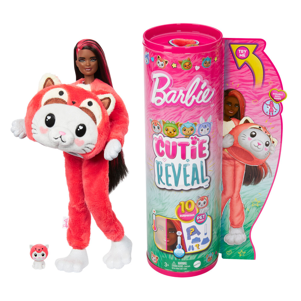 BARBIE Cutie Reveal Costume Kitty Panda