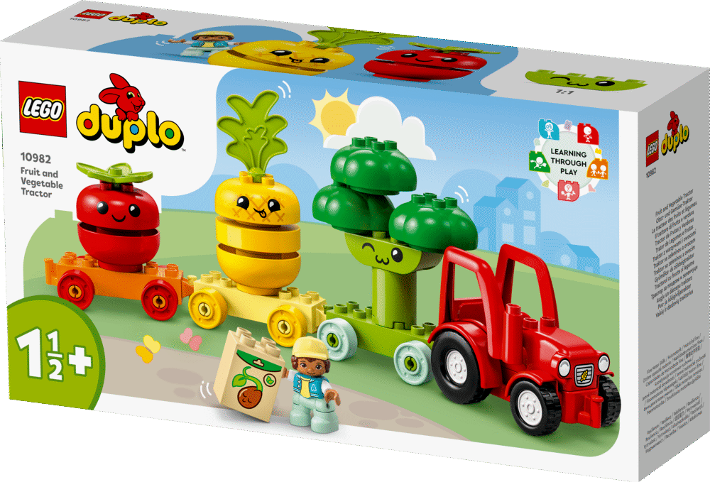 Traktor med frugt og grøntsager 10982 LEGOÂ® DUPLOÂ®