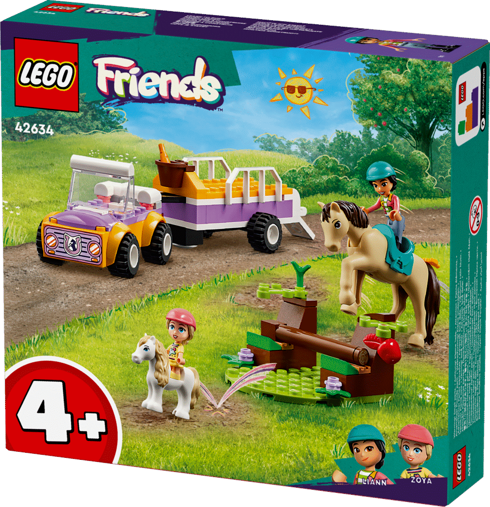 Heste- og ponytrailer 42634 LEGOÂ® Friends