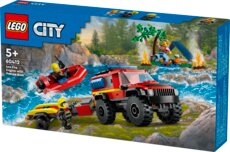 Firhjulstrukket brandbil med redningsbåd 60412 LEGO® City