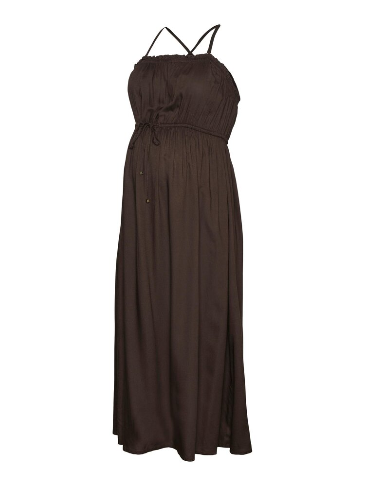 Elva kjole - Seal brown - L