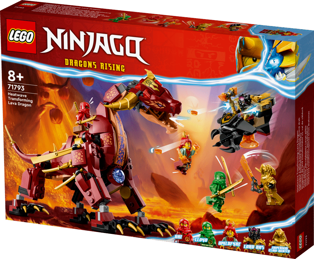 Forvandlings-lavadragen Heatwave 71793 LEGO ® NINJAGO ®