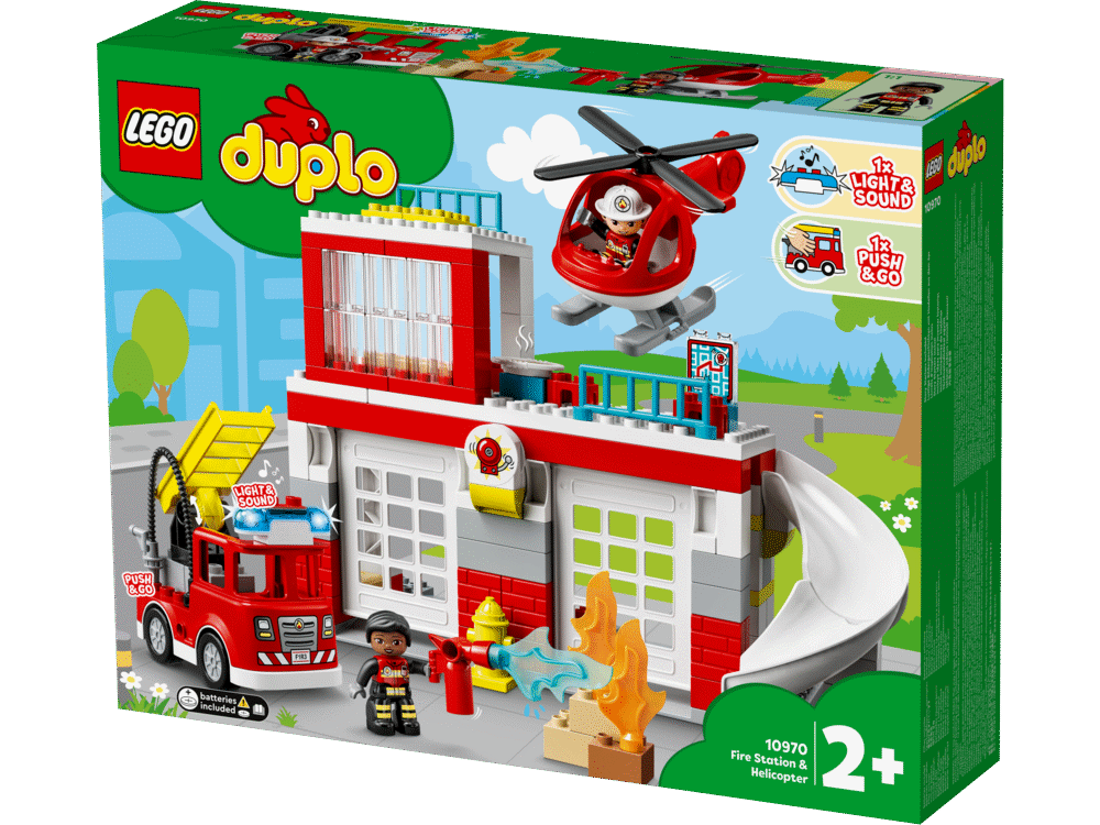 Brandstation og helikopter 10970 LEGOÂ® DUPLOÂ®