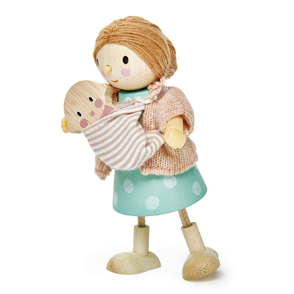 Dukkehusfigur  Fru Goodwood og baby