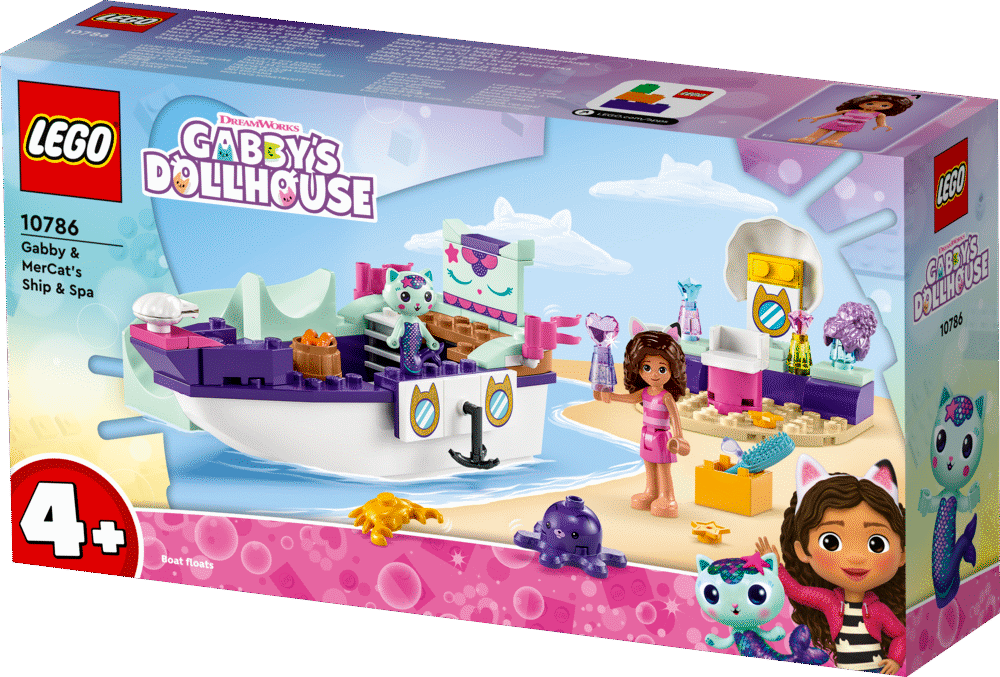 Gabby og Havkats skib og spa 10786 LEGOÂ® GabbyÂ´s Dollhouse