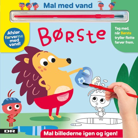 Mal med vand - Minisjang - Mal med vand – Børste