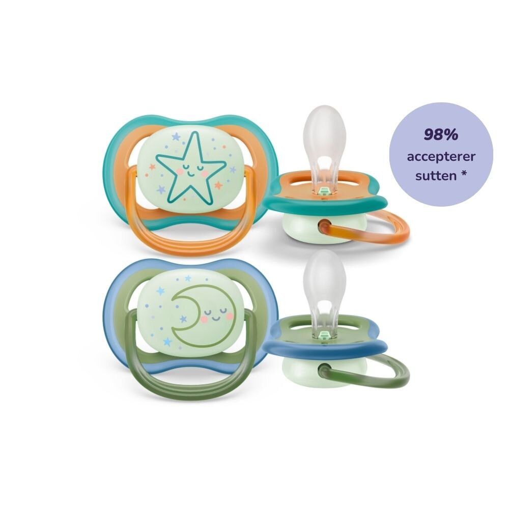 Philips Avent Sut, Ultra Air Nat 18 mdr+. 2-pk