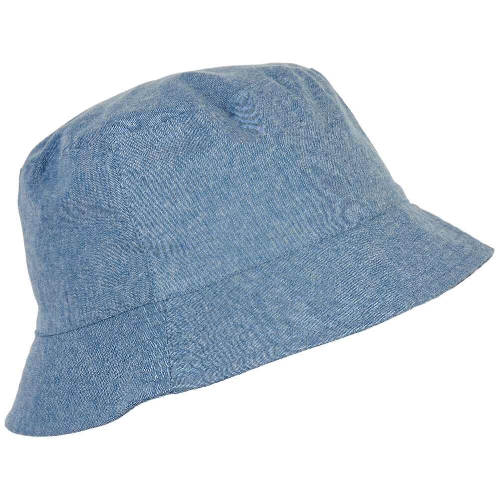 Bucket Hat - Faded Denim - 1-2 ÅR