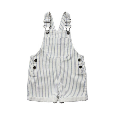 Overalls - Blue Striped