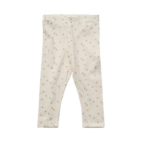 Leggings m. icecream print - Antique White