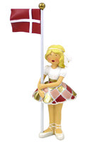 Bordpynt, flag med ballerina