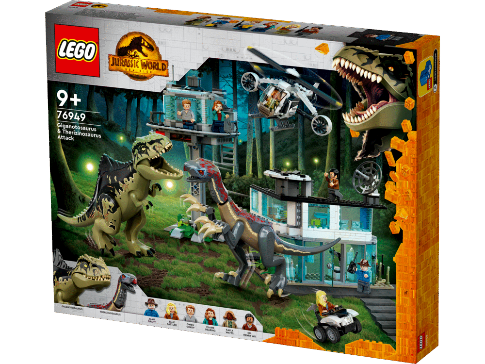 Giganotosaurus og therizinosaurusangreb 76949 LEGO Jurassic World