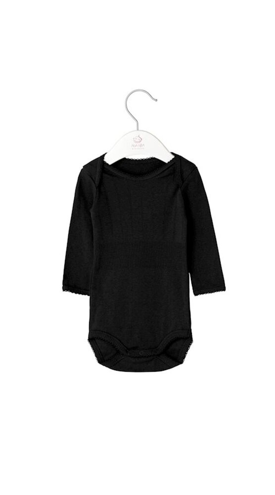 Noa miniature Baby Bodystock L/Æ - BLACK 3M