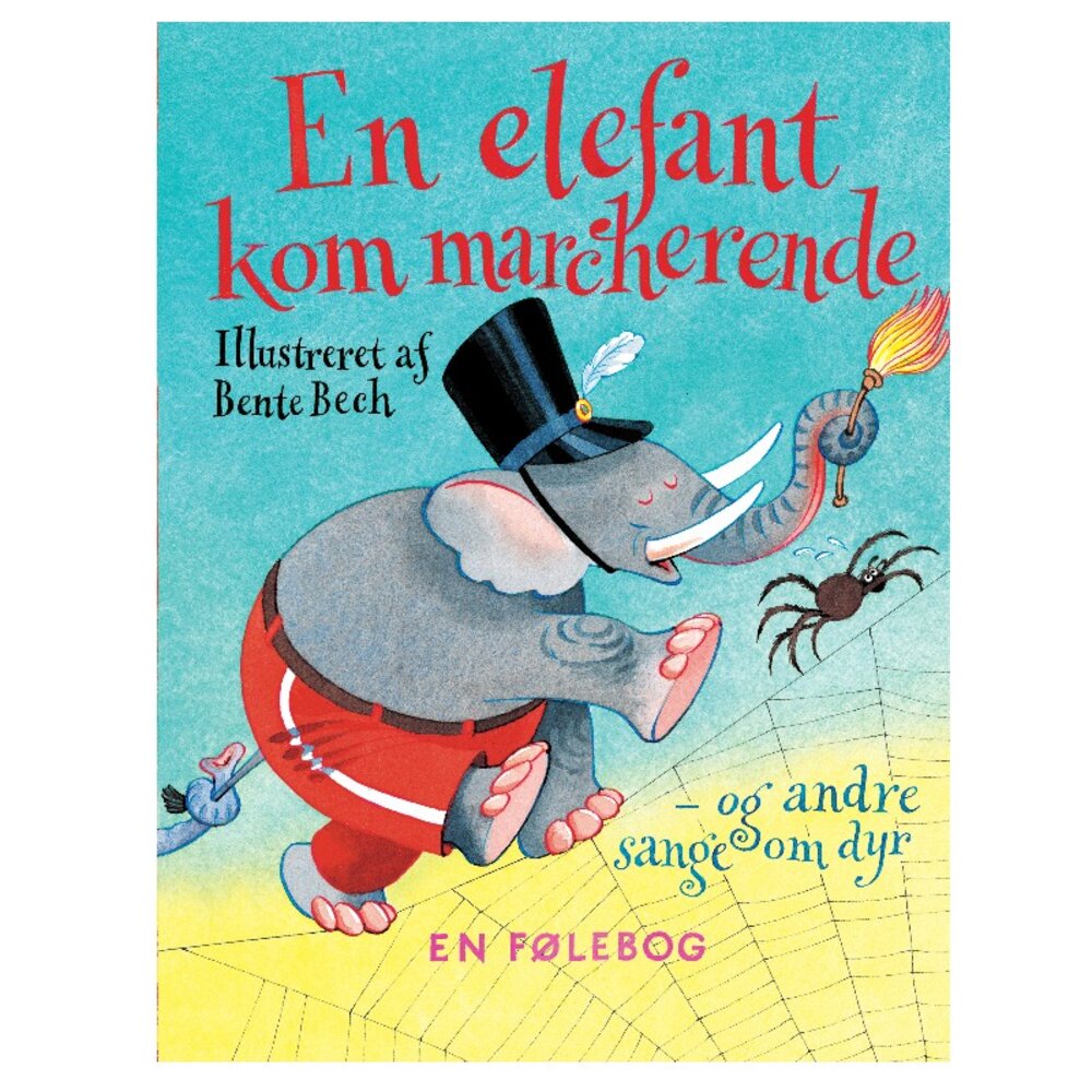 En elefant kom marcherende