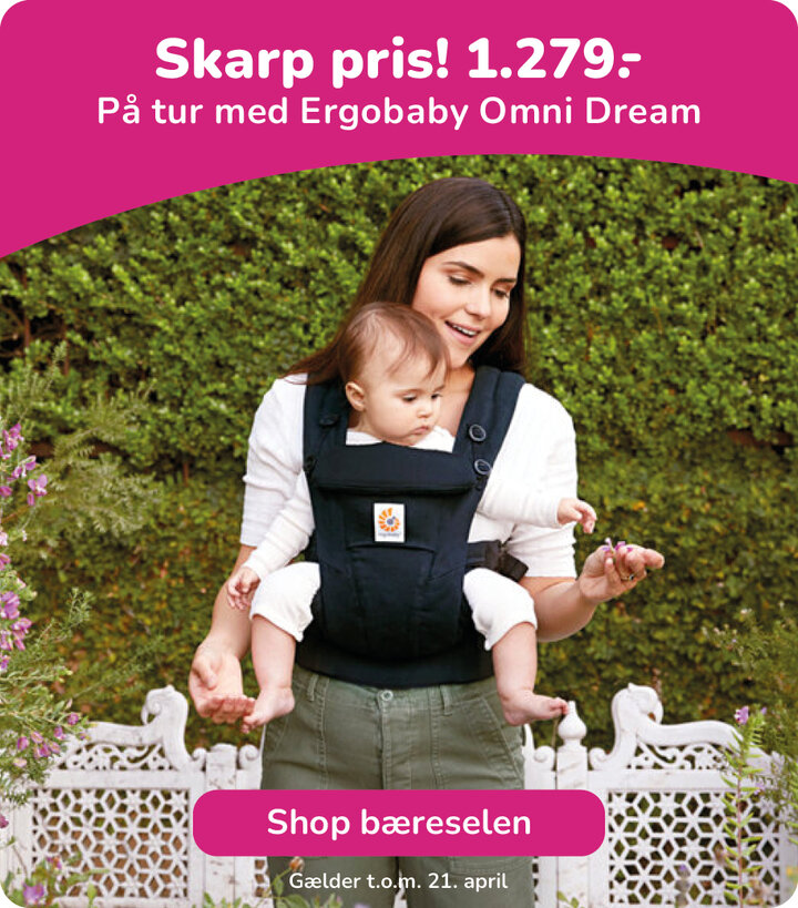 Skarpe priser på Omni dream bæreselen fra Ergobaby
