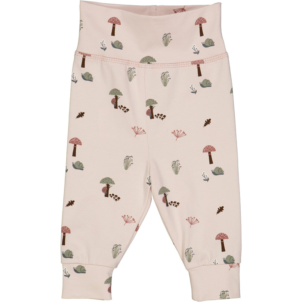 Mini me bukser med print - Nightingale/ Bark/ Poetry green - 50