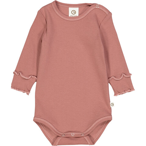 Cozy me rib body med flæser - Daydream