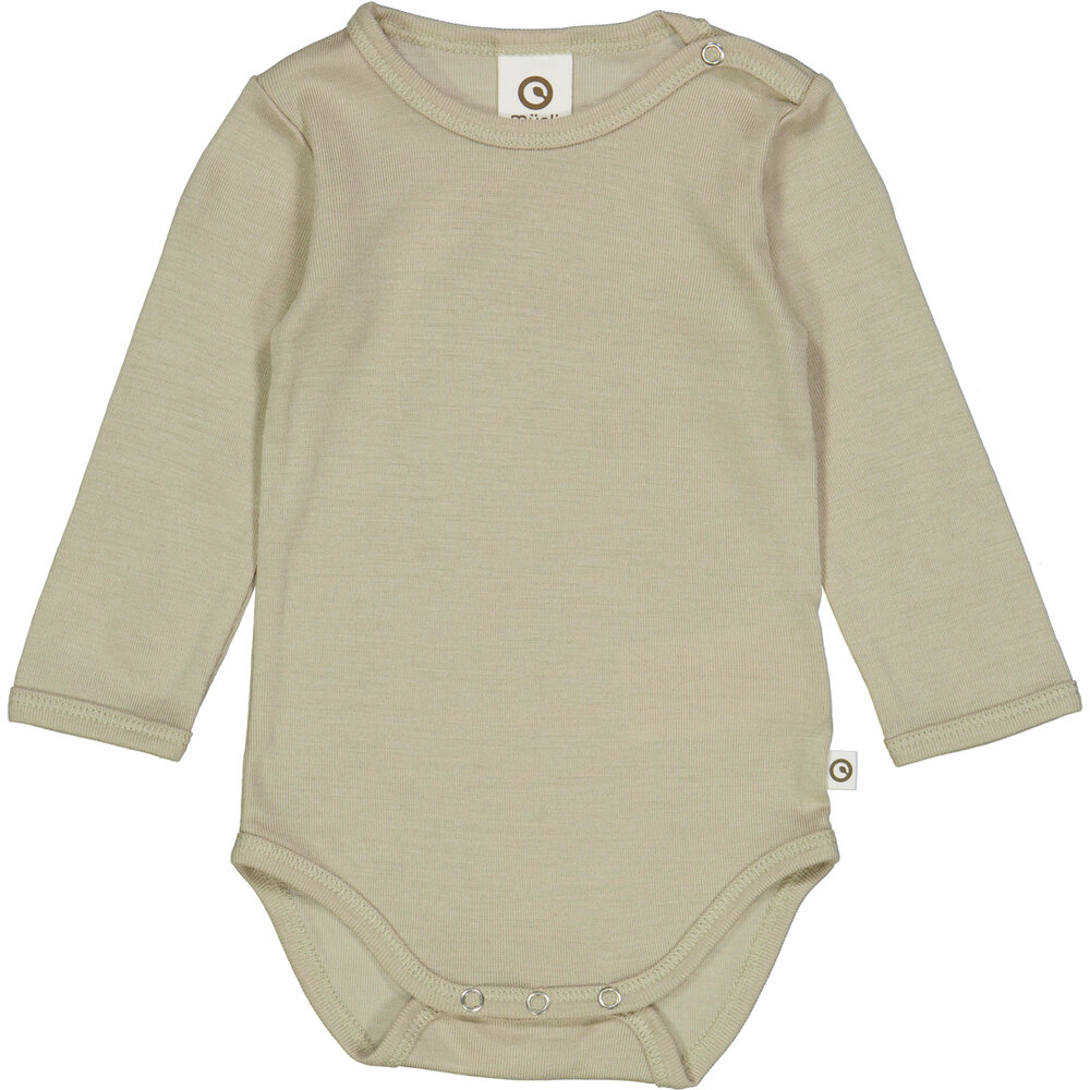 MÃ¼sli Woolly silk body - Soft green 62