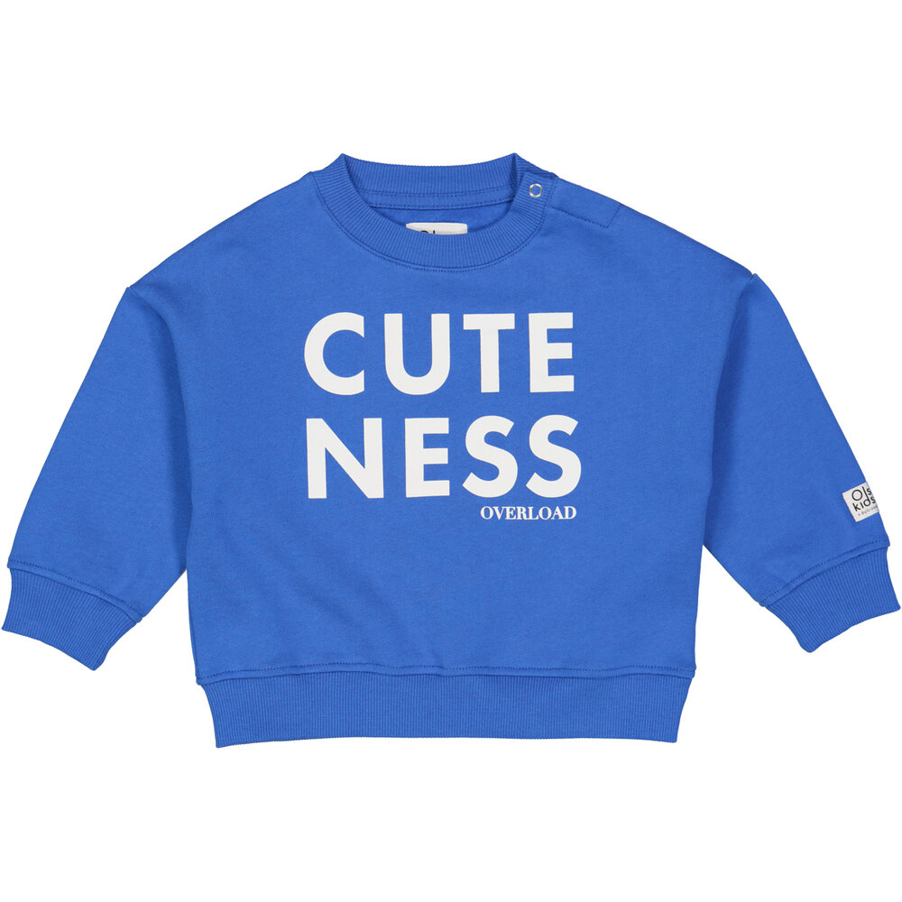 Olsen kids cuteness sweattrøje - Palace Blue - 80