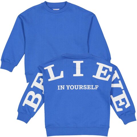 Olsen kids believe sweattrøje - Palace Blue