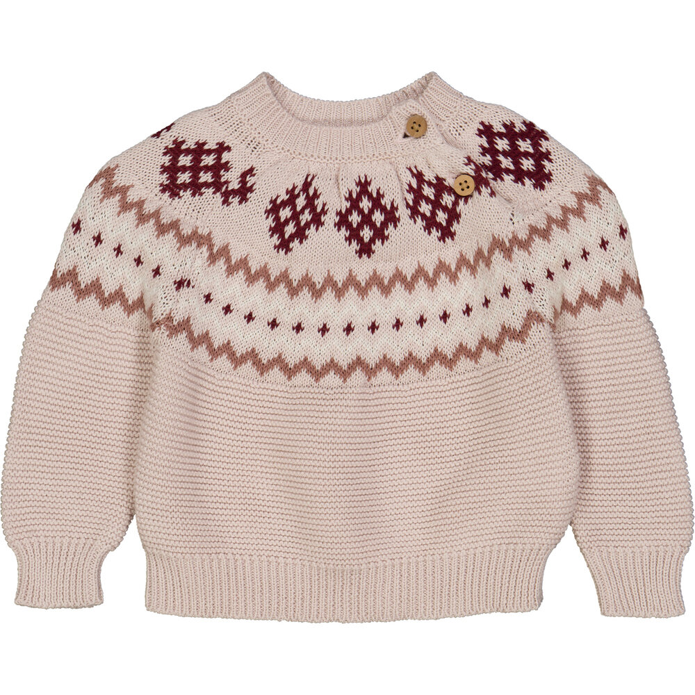 MÃ¼sli KNIT jacquard striktrÃ¸je - Nightingale 80