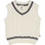 KNIT kabel strikket vest - Balsam cream