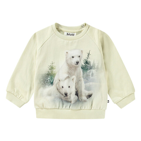 Disc Sweatshirt - Snowy Bear Cubs