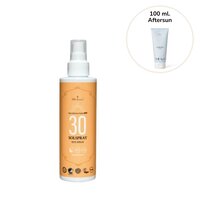 Solspray SPF30 200 ml og aftersun 100 ml