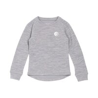 Soft Baselayer Merino Top - Grey/Light Grey