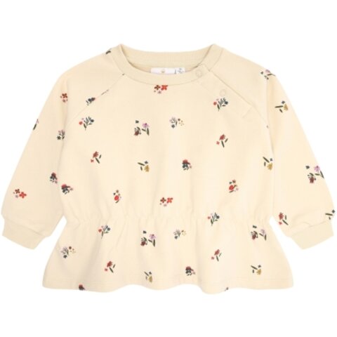 Larva Sweatshirt - Angora Big Flower AOP