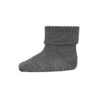 Hilde baby strømper - Grey Melange