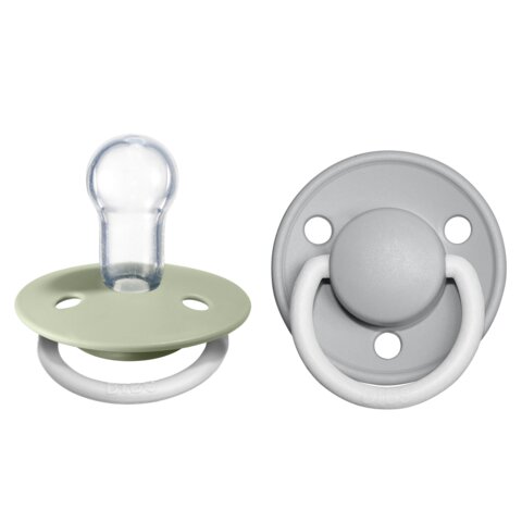 2 pk. De Lux sut silicone onesize - sage/cloud