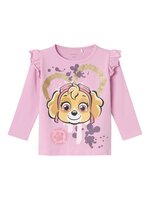 Jutte Paw Patrol langærmet top - LAVENDER