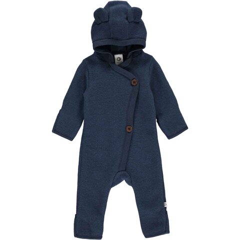 Woolly fleece dragt - Night blue