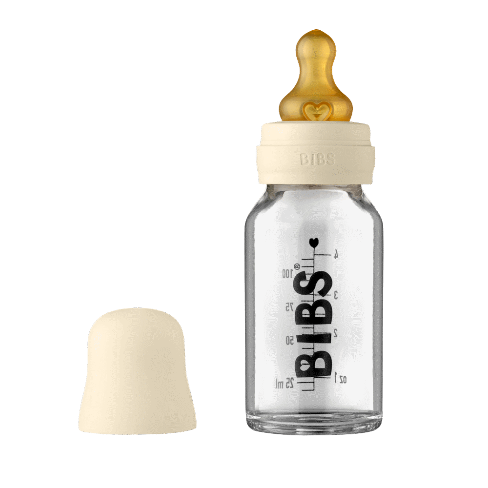 Baby Bottle Glass 110ml. - ivory