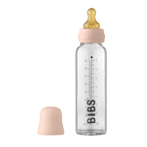 Baby Bottle Glass 225ml. - blush