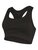 Arlo rib seamless active bra - BLACK