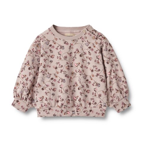 Sweatshirt langærmet Lia - Dry Rose Flower Vine