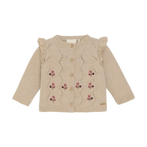 Cardigan Knit - Beige Melange