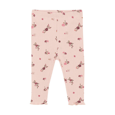 Leggings AOP Rib - Sepia Rose