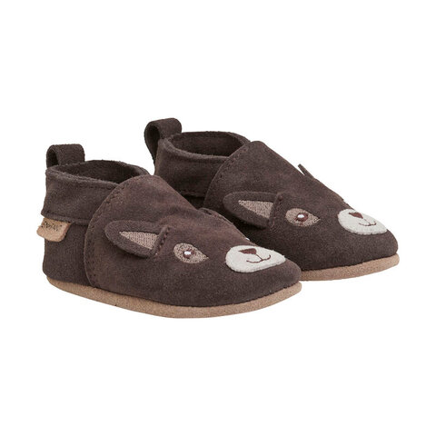 Hjemmesko ruskind Animal - Chocolate Brown