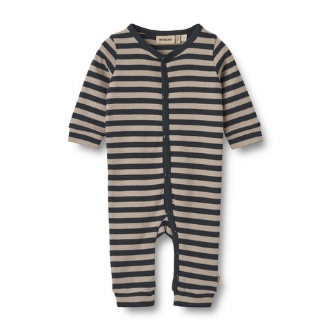 Jumpsuit langærmet Bendji - Navy Stripe