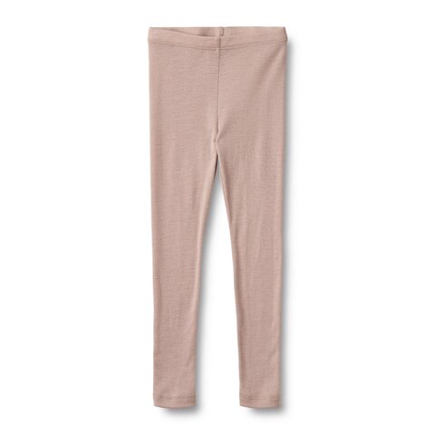 Uld leggings Agi - Dry Rose