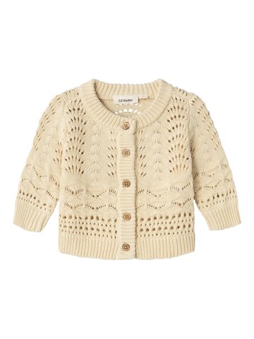 Lale ls strikket cardigan - BLEACHED SAND