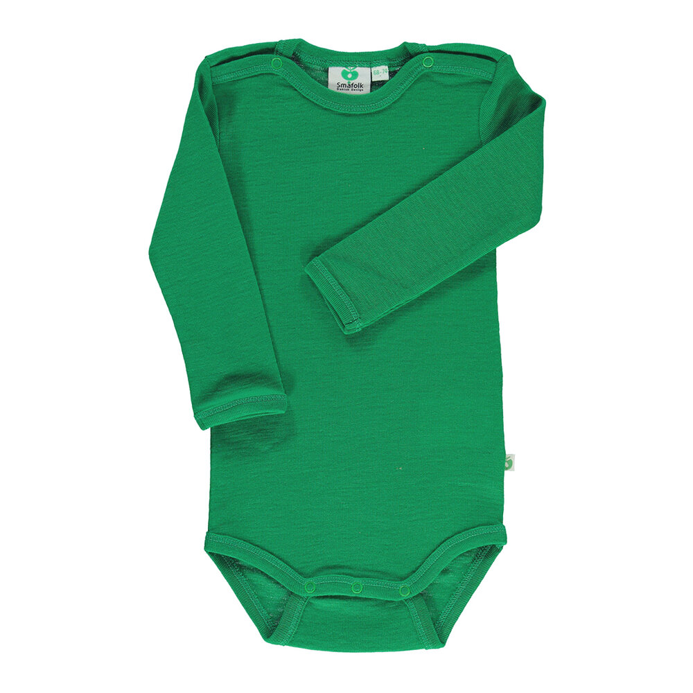 Body i merinould - GREEN - 68-74