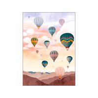 Plakat Luftballon Himmel A3