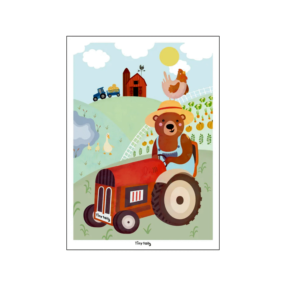 Plakat Traktorplakat 50×70
