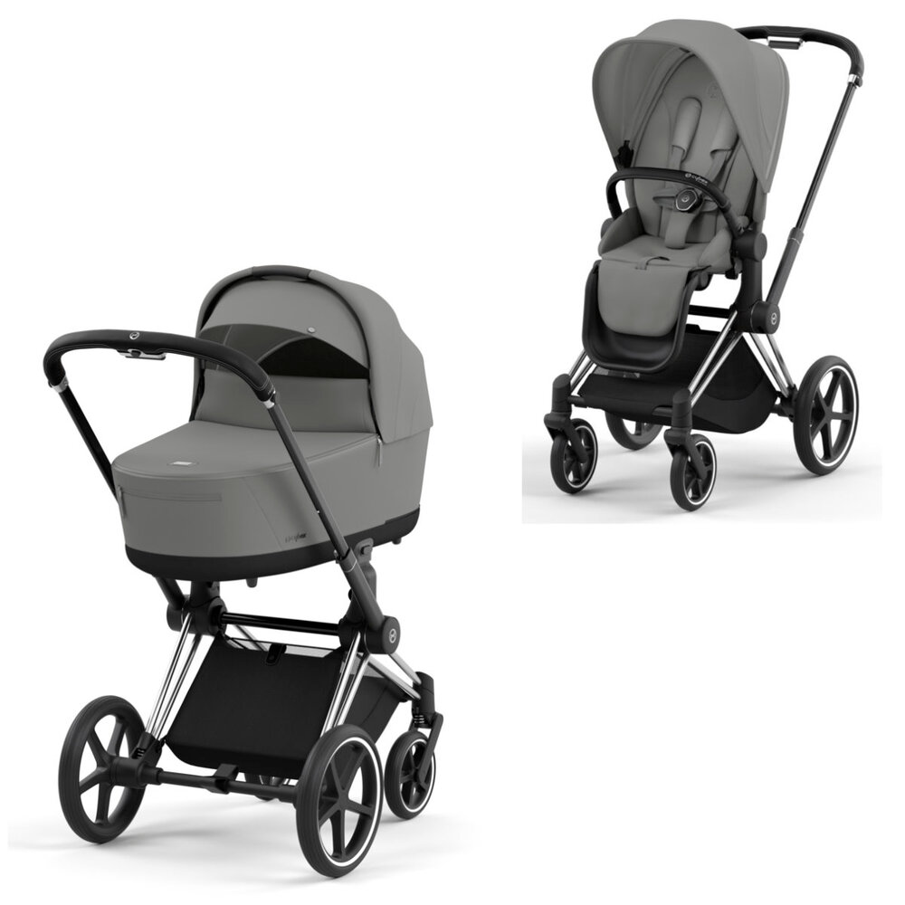 Billede af Priam Duovogn 2023 - mirage grey/chrome black