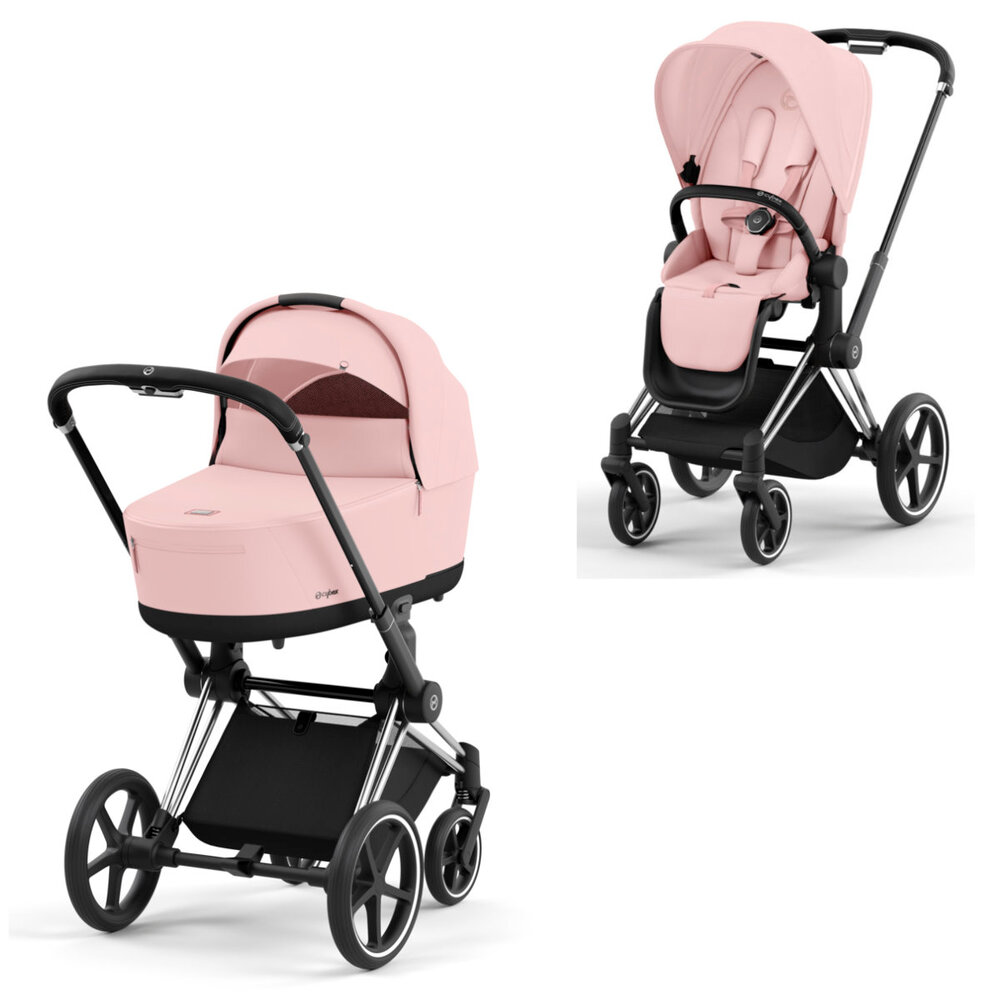 Billede af Priam Duovogn 2023 - peach pink/chrome black