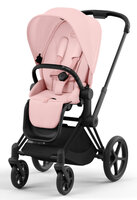 Priam klapvogn 2023 - peach pink/matt black